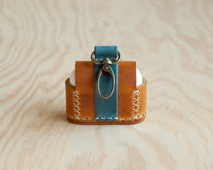 Leather AirPods Pro case, hand-stitched by Ravenweave